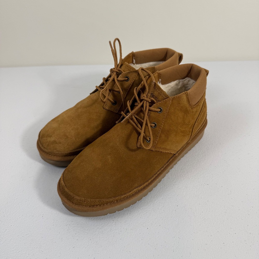 Koolaburra by UGG Advay Lace Up Ankle Boots Chestnut Suede 1121497 Womens 10